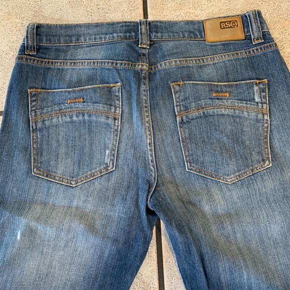 RSQ ‘New York Slim Straight Fit’ Light Wash Jeans - Picture 8 of 8